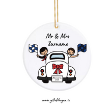 Load image into Gallery viewer, Bride & Groom with club/county flags