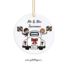 Load image into Gallery viewer, Bride & Groom with club/county flags