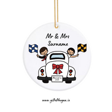 Load image into Gallery viewer, Bride & Groom with club/county flags