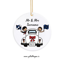 Load image into Gallery viewer, Bride & Groom with club/county flags