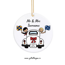 Load image into Gallery viewer, Bride & Groom with club/county flags