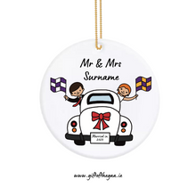 Load image into Gallery viewer, Bride & Groom with club/county flags