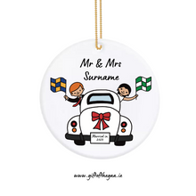 Load image into Gallery viewer, Bride & Groom with club/county flags