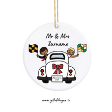 Load image into Gallery viewer, Bride & Groom with club/county flags