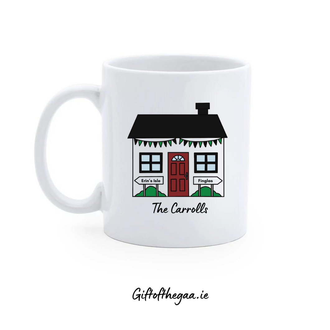 Home Mug with GAA bunting / 1 Club/County Colour