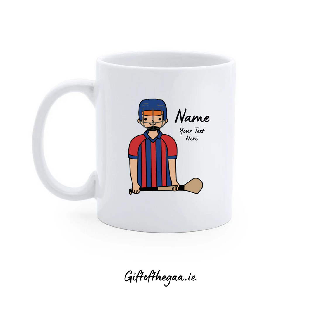 Hurler Mug / Vertical Stripe Jersey