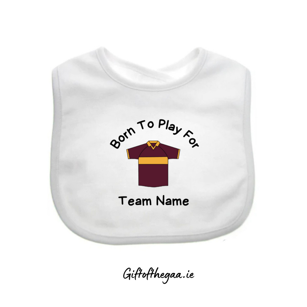 NEW! Personalised GAA Baby Bib / Band Jersey