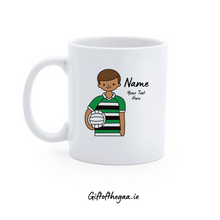 Load image into Gallery viewer, Footballer Mug / Horizontal Stripe Jersey
