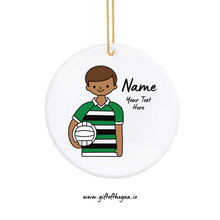 Load image into Gallery viewer, Footballer Decoration / Horizontal Stripe Jersey
