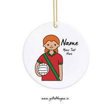 Load image into Gallery viewer, Ladies Footballer Decoration / Sash Jersey
