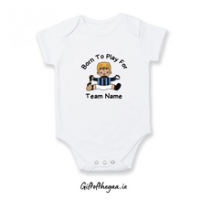 Load image into Gallery viewer, Personalised GAA Baby Vest / Baby Hurler Vertical Stripe Jersey
