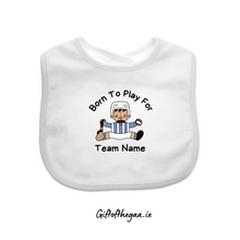 Load image into Gallery viewer, GAA Baby Bib / Baby Hurler Vertical Stripe Jersey
