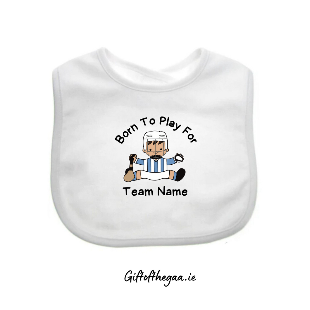 GAA Baby Bib / Baby Hurler Vertical Stripe Jersey