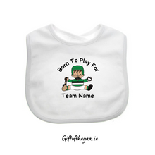 Load image into Gallery viewer, GAA Baby Bib / Horizontal Stripe Jersey
