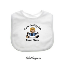 Load image into Gallery viewer, GAA Baby Bib / Baby Hurler Vertical Stripe Jersey
