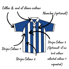 Load image into Gallery viewer, Camogie Player Mug / Vertical Stripe Jersey
